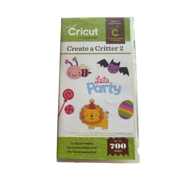 Cricut Art Cartridges Bundle: Create A Critter 1 Create A Critter 2 & Yummy For - Picture 3 of 8